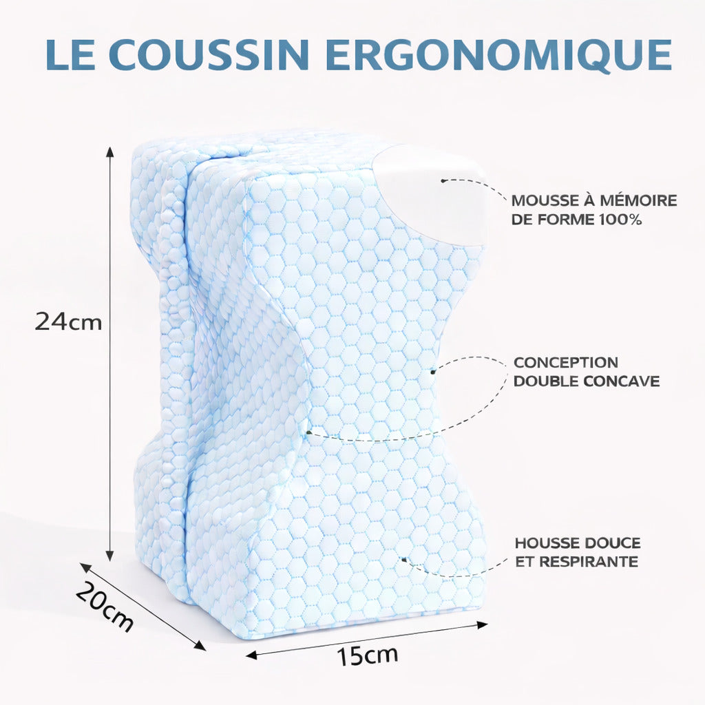 Coussin ergonomique pour genoux